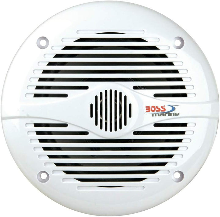 2 Marine-Lautsprecher kompatibel mit BOSS Audio MR50W 2-Wege 15,5 cm 75 watt rms 150 watt max wasser