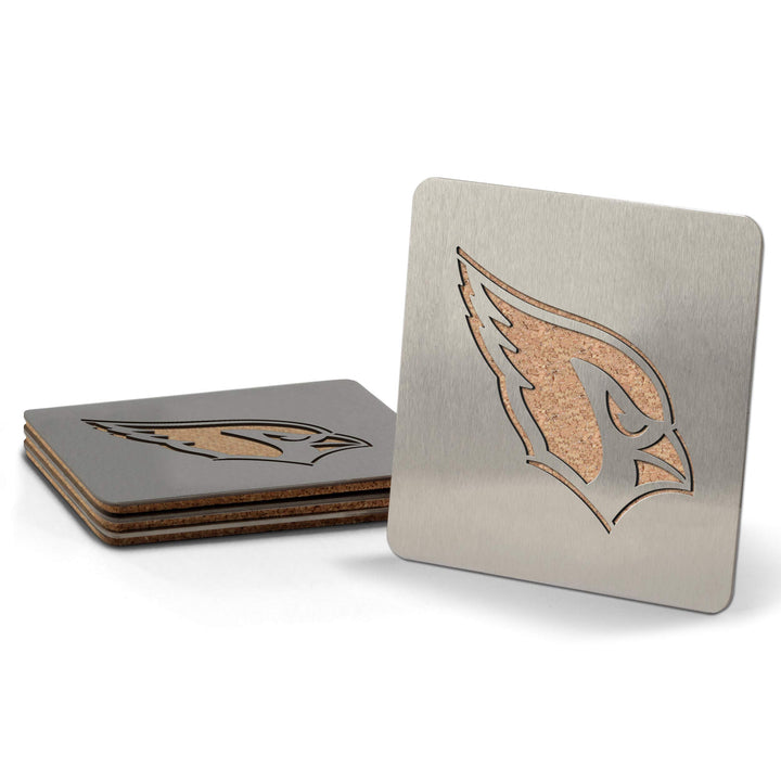 YouTheFan NFL Sportula Edelstahl-Untersetzer, Arizona Cardinals