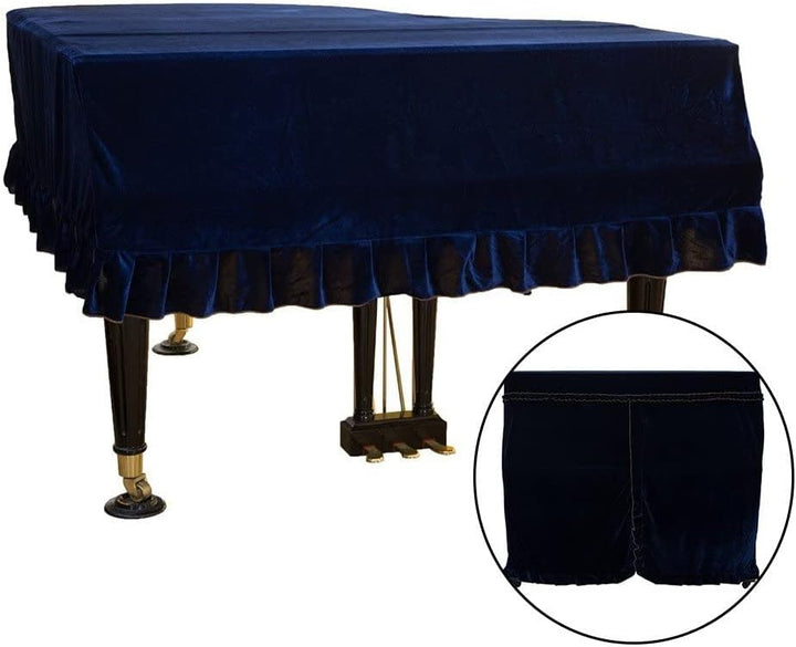 Grand Piano Keyboard Cover Anti -Scratch Piano Cover Gold Samt Klavierdeckel Klavier Schutzstoff Kla