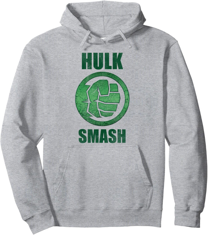 Marvel Hulk Smash Large Chest Logo Pullover Hoodie