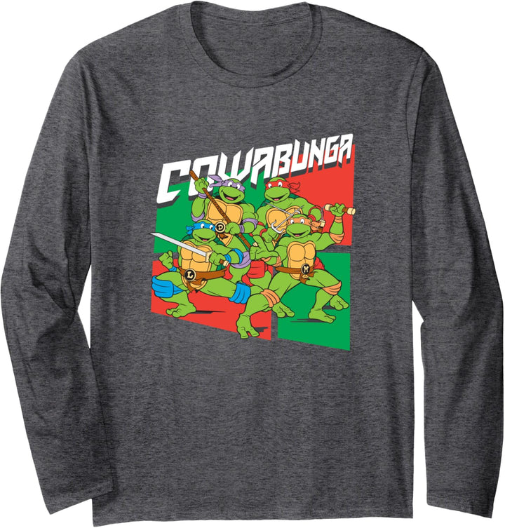 Teenage Mutant Ninja Turtles Cowabunga Squares Langarmshirt