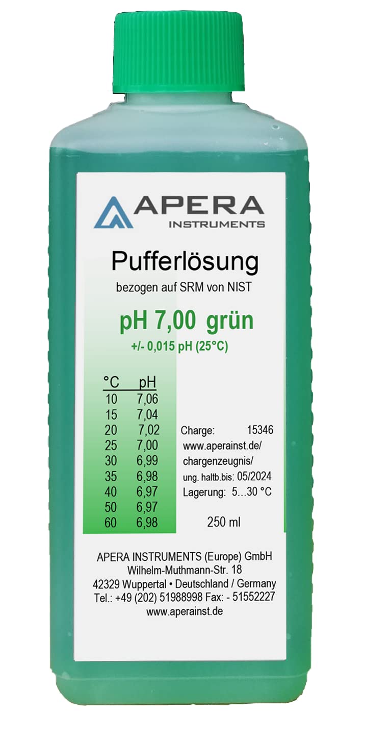 Apera Instruments 201-C kombinierte pH-Elektrode, BNC Anschluss, Polycarbonat/Glas, AI1301 & pH-Kali