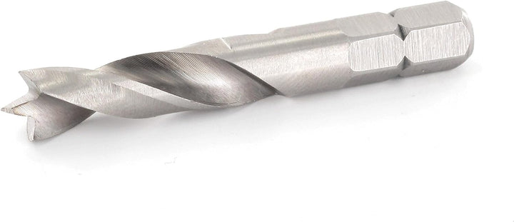 Holzspiralbohrer-Bitsatz kurz 9-teilig. Ø 3, 4,5,6,7,8,9,10mm u. Bithalter. Im Holzkasten. Satz 9-te