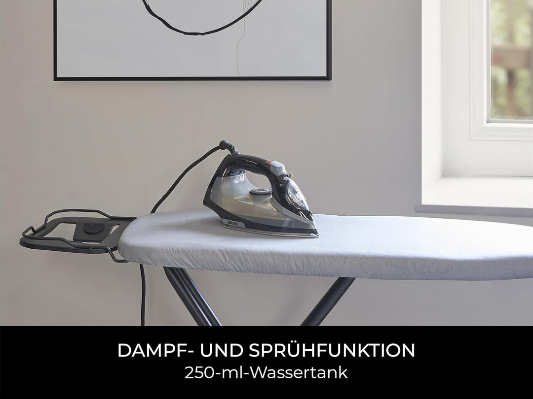 Corby Sherwood 1600W Dampfbügeleisen in Schwarz - EU-Stecker