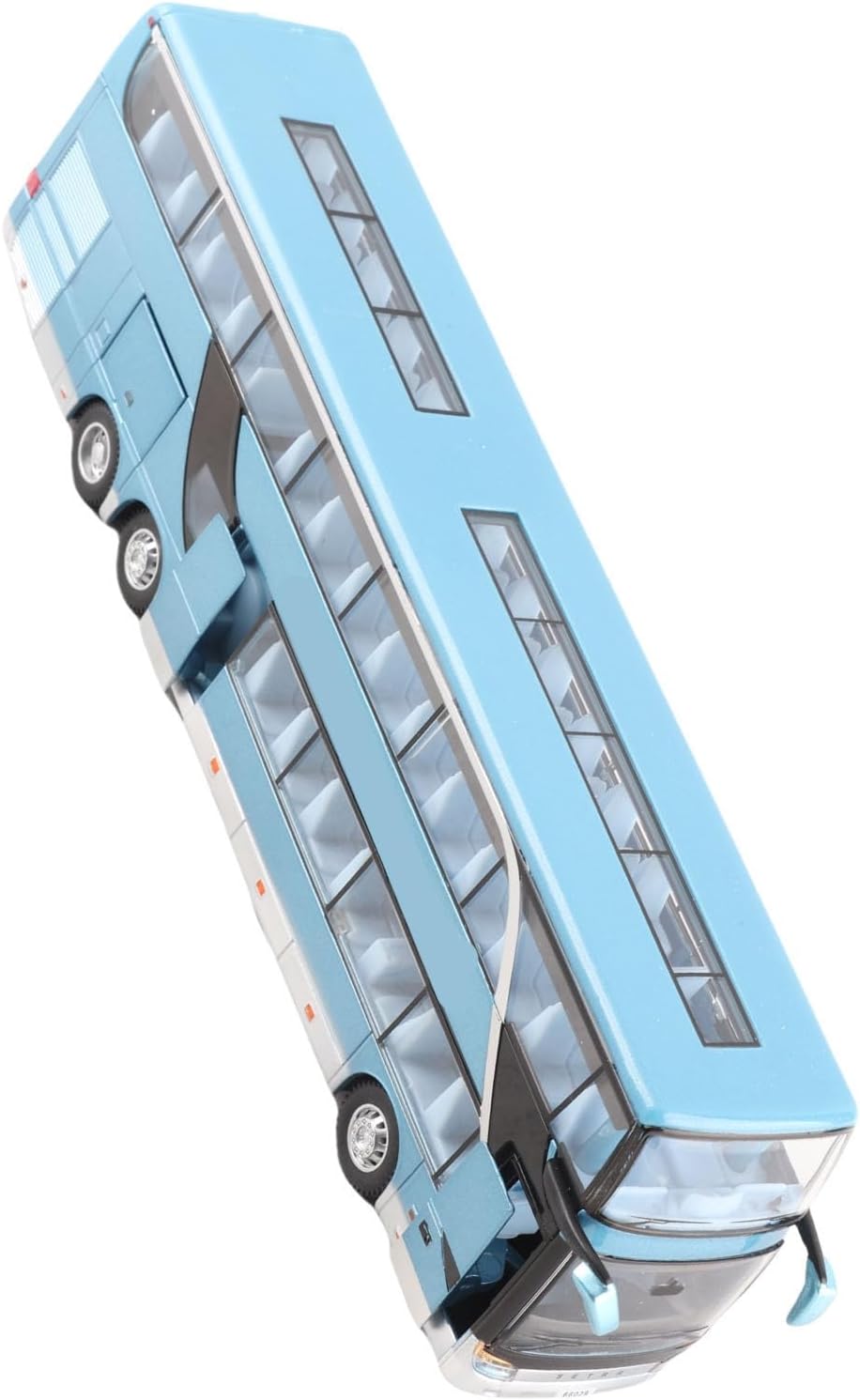 Elektrische 1:50 Legierung Doppeldecker Schulbus Zurückziehen Bus Fahrzeuge Auto Modell Set Spielzeu