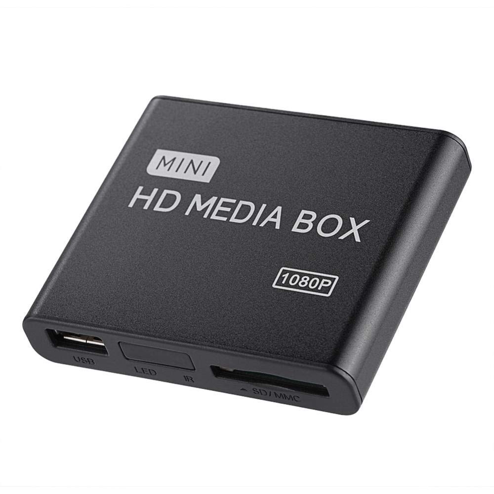 Eboxer 110-240 V Full HD Box Media Player 1080 P Media Player Box Unterstützung USB MMC RMVB MP3 AVI