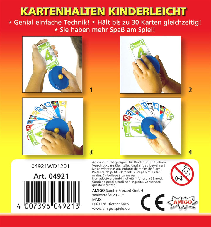 AMIGO 5000 - Kartenmischmaschine, ab 3 Jahren, rot & 04921 Joker Kartenspiel Zubehör, Medium Bundle