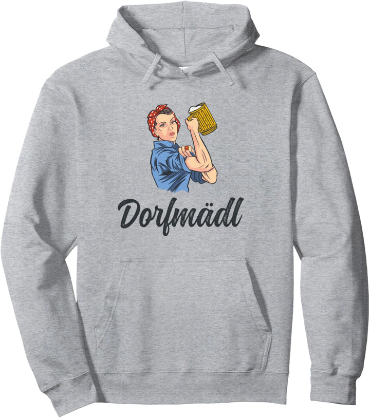 Lustiger Dorfmädel & Dorffest Spruch - Dorfkind Pullover Hoodie