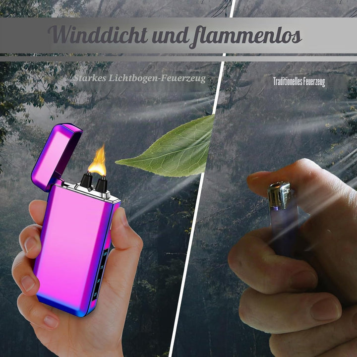 SKRFIRE Plasma Feuerzeuge Wiederaufladbare Drachen USB Feuerzeuge, Elektrisches Feuerzeug Winddichte