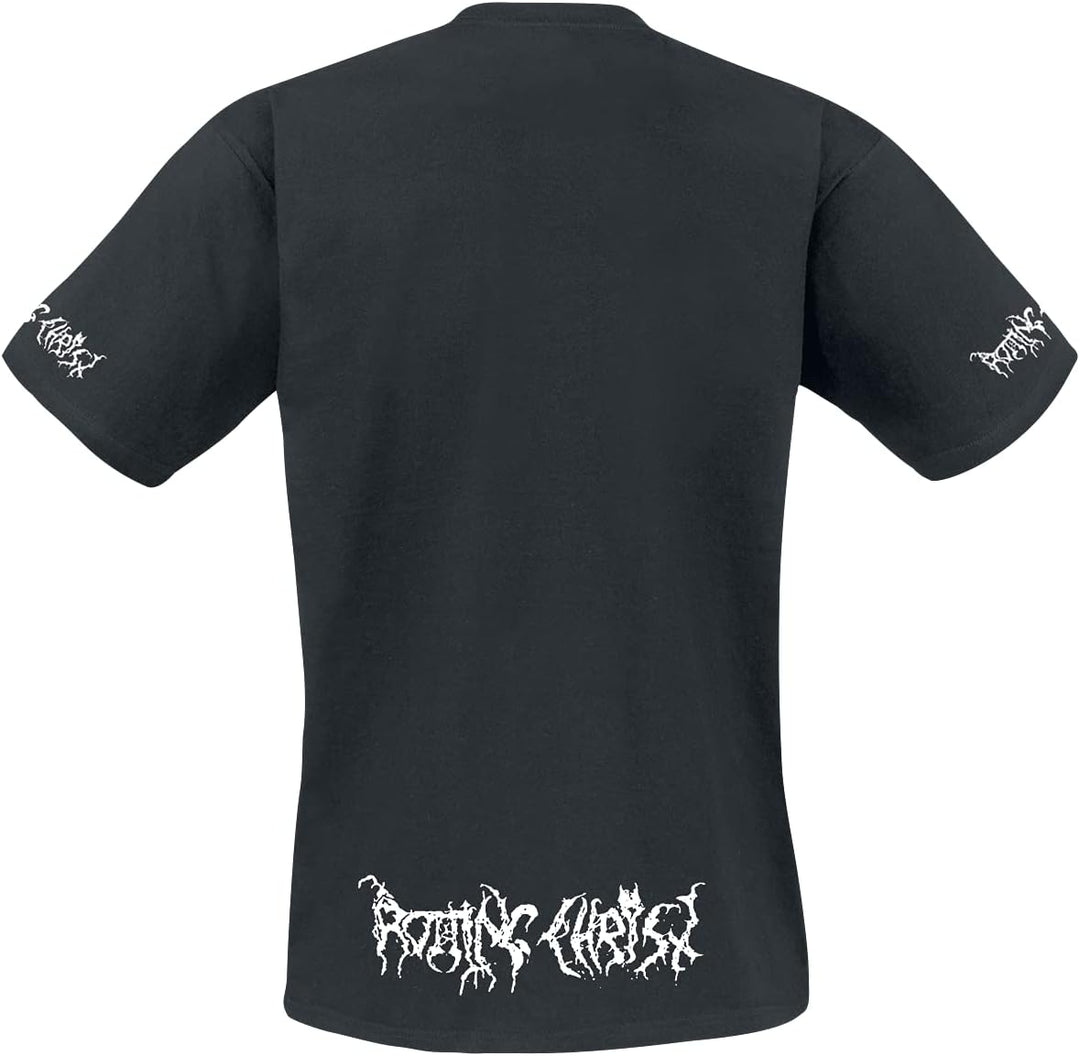 Rotting Christ 666 Männer T-Shirt schwarz M 100% Baumwolle Band-Merch, Bands