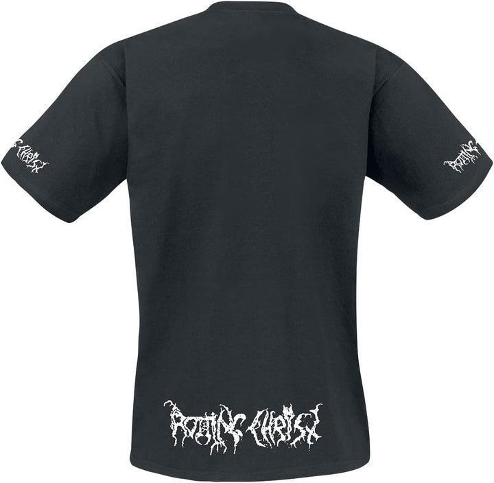 Rotting Christ 666 Männer T-Shirt schwarz M 100% Baumwolle Band-Merch, Bands