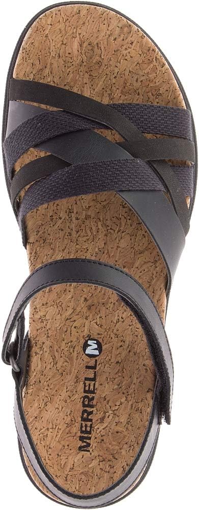 Merrell Damen Merrellsandals 43 EU Schwarz, 43 EU Schwarz