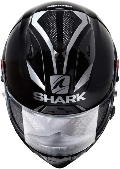 Shark Herren Race-R PRO GP BLANK 30TH Anniversary HE8450EKDPXS Skihelm, Noir Carbon, schwarz, XS Sch