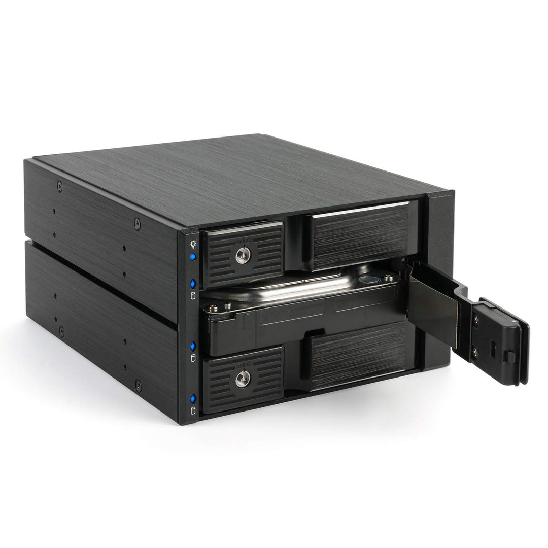 FANTEC 2185 BP-SA2131 SAS I,II + SATA I,II,III Backplane für 3X 3,5" HDD in einem 2X 5,25" Einschub.