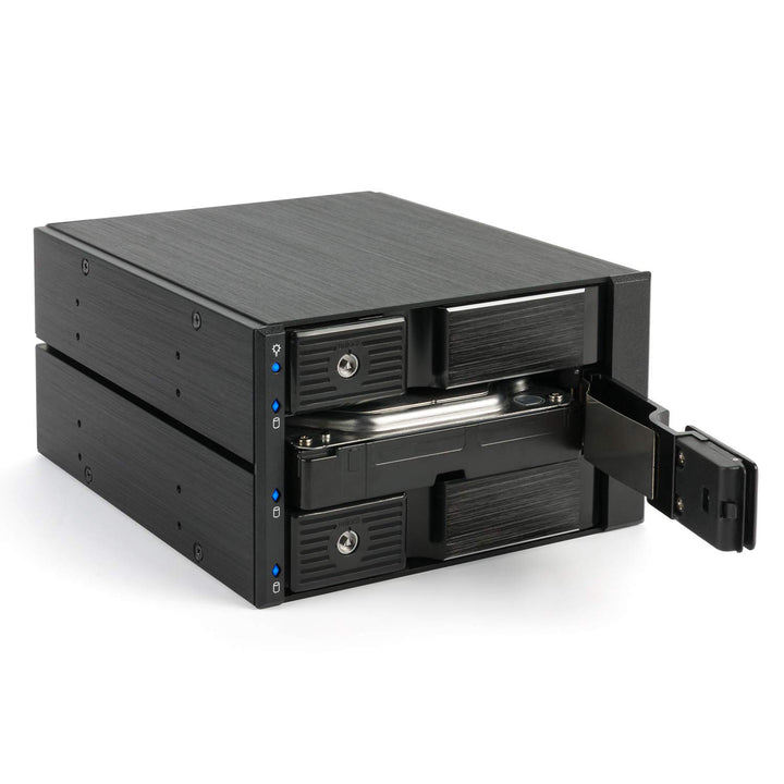 FANTEC 2185 BP-SA2131 SAS I,II + SATA I,II,III Backplane für 3X 3,5" HDD in einem 2X 5,25" Einschub.