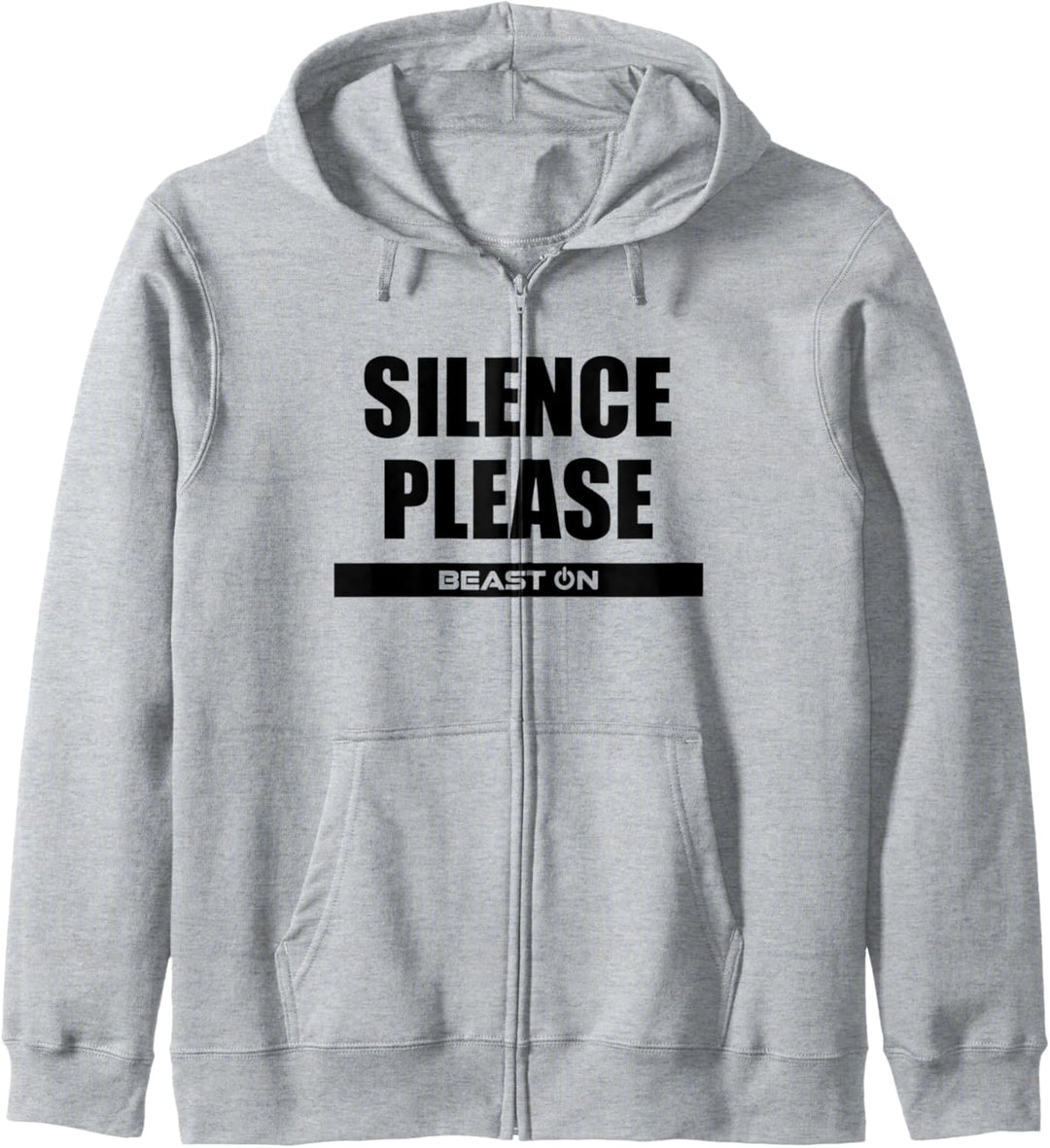 Silence Please Fitness Workout Gym Bodybuilding Motivation Kapuzenjacke