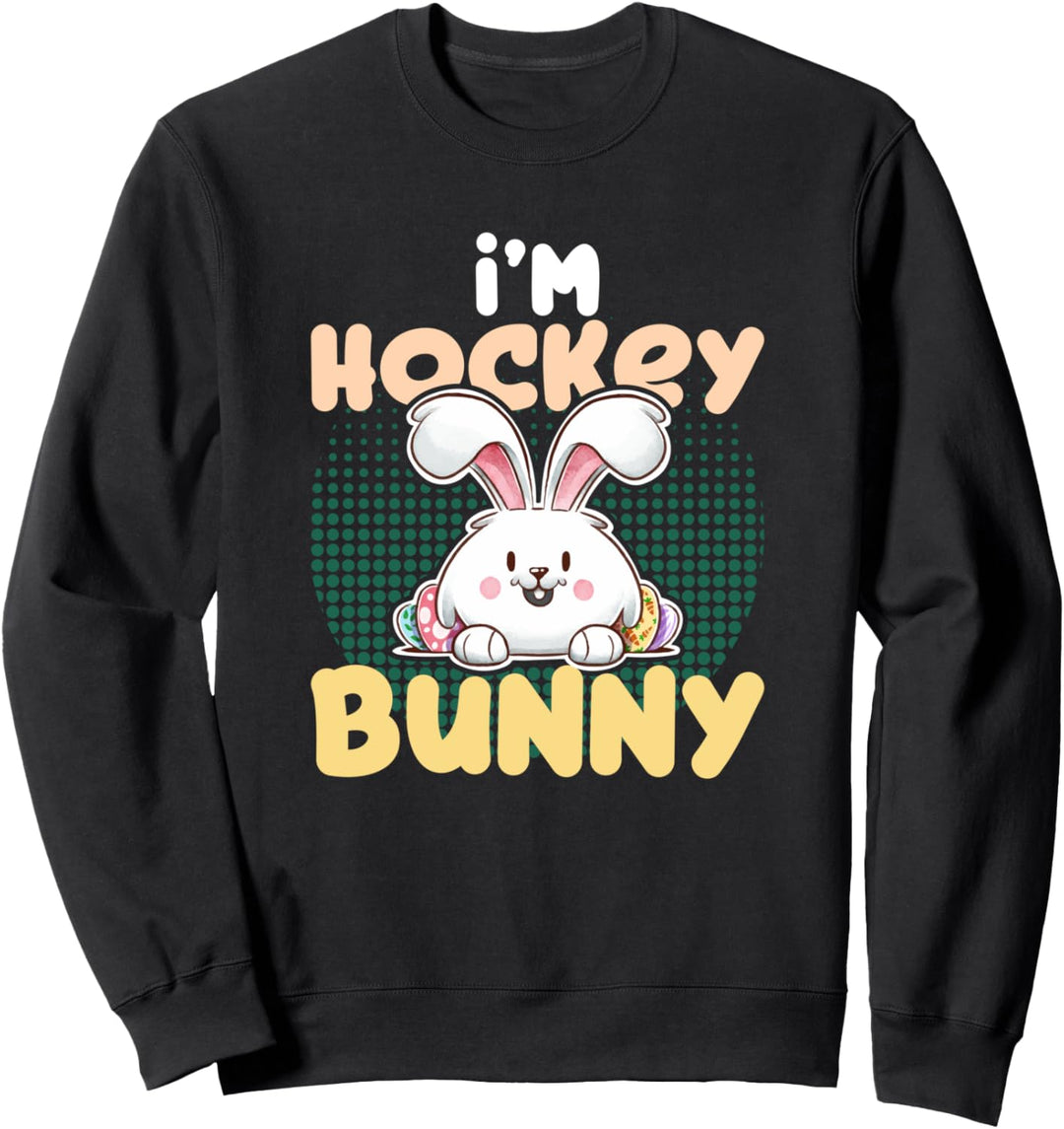 Hockey Bunny Matching Family Easter Day 2021 Sweatshirt