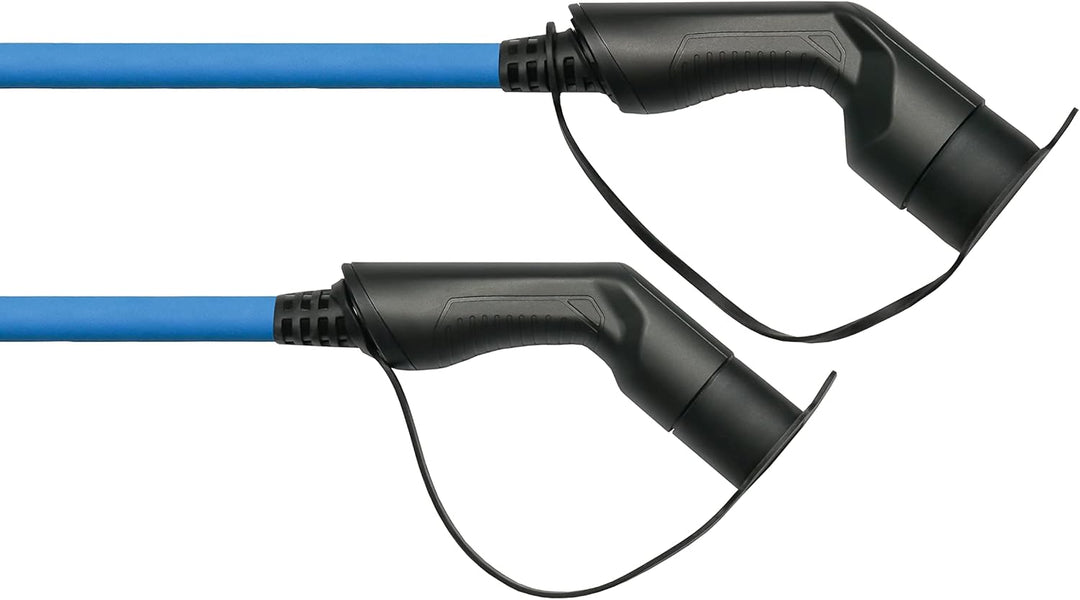 Kabelmeister Typ 2 Ladekabel | 5m - blau | 22 kW - für Elektro- und Hybridfahrzeuge - 32A | 3-Phasig