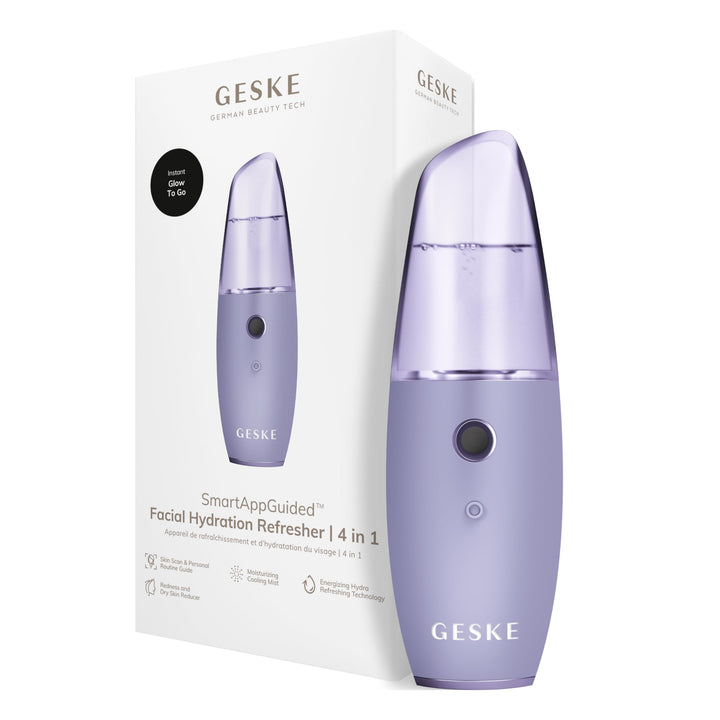 GESKE | SmartAppGuided™ Facial Hydration Refresher | 4 in 1 | Wasserzerstäuber | Gesichtsdampfer | W