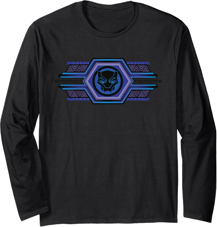 Marvel Black Panther: Wakanda Forever Movie Mask Icon Langarmshirt