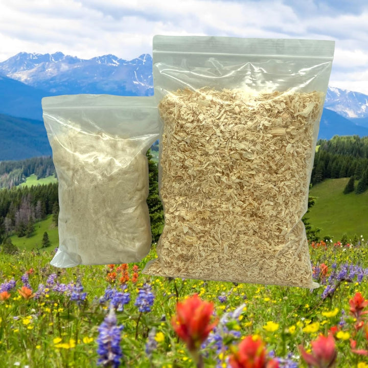 Kapok + Holzspäne zum Befüllen Ihres Hummelnistkastens - Nachfüllset Hummelkasten