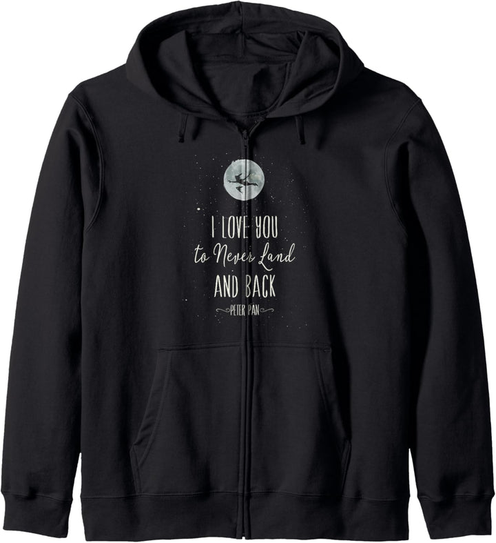 Disney Peter Pan Love To Never Land And Back Kapuzenjacke
