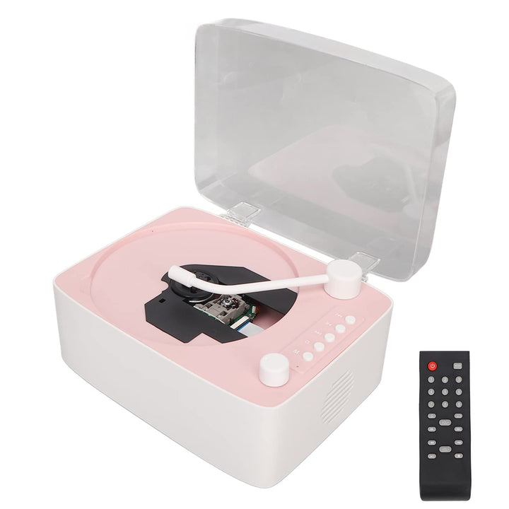Tragbarer CD-Player mit, Wiederaufladbarer Kpop-Musikplayer mit HiFi-Sound-Lautsprecher, Fernbedienu
