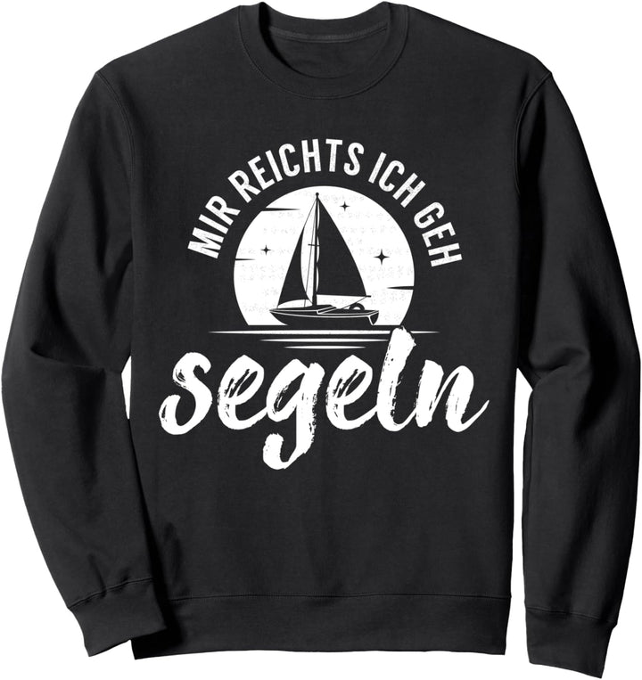 Ich geh segeln Segelboot Segler Skipper Katamaran Geschenk Sweatshirt