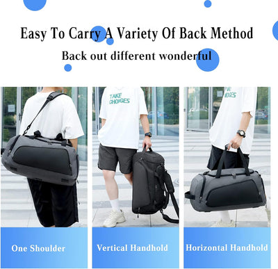 CORIOS Herren Reisetaschen Duffle Bag Oxford Sporttasche Fitnesstasche Gross Weekender Übernachtung