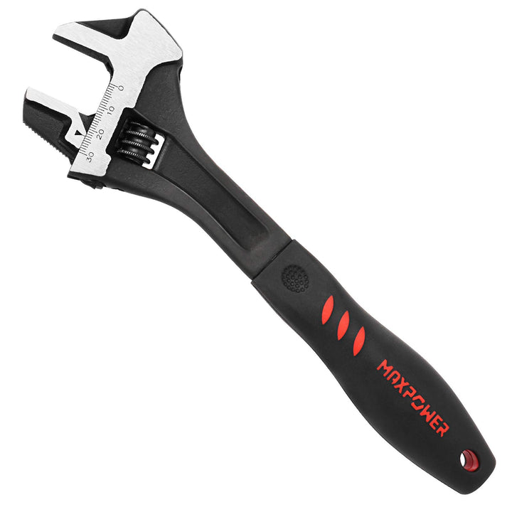 MAXPOWER verstellbarer Schraubenschlüssel 250mm Einmaulschlüssel 30mm breiter Backen verstellbarer S
