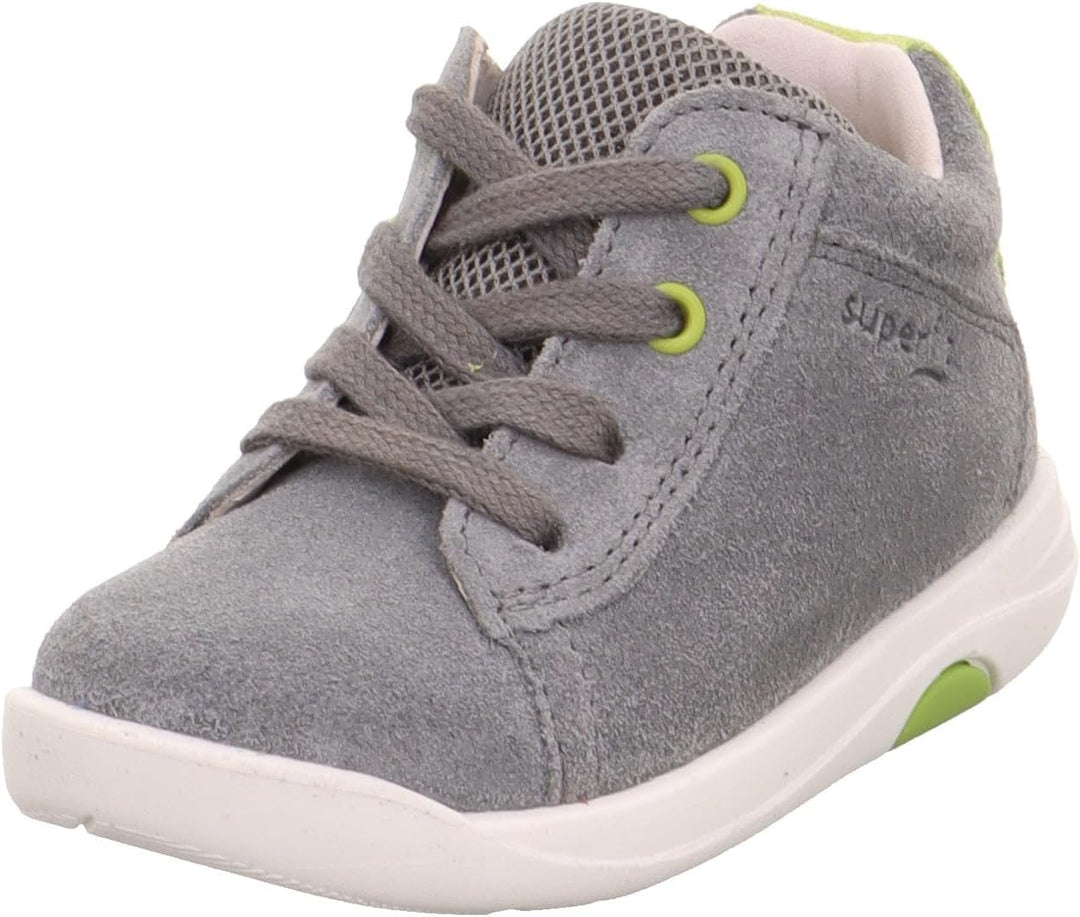 Superfit Jungen Lillo Lauflernschuhe 21 EU Schmal Hellgrau Grün 2500, 21 EU Schmal Hellgrau Grün 250