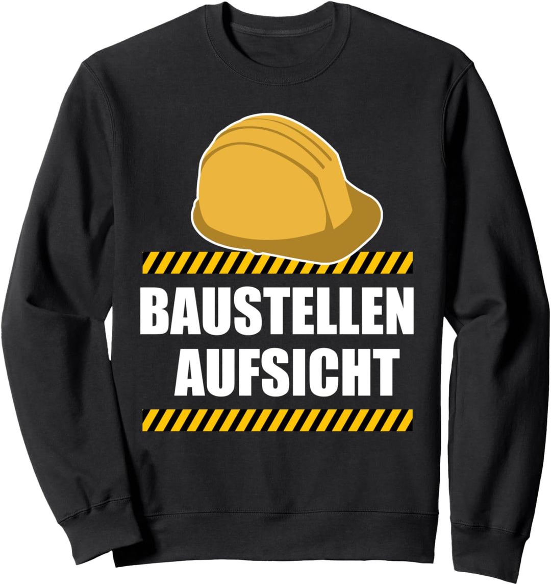 Baustellenaufsicht - Bester Bauleiter Baustelle Helm Sweatshirt