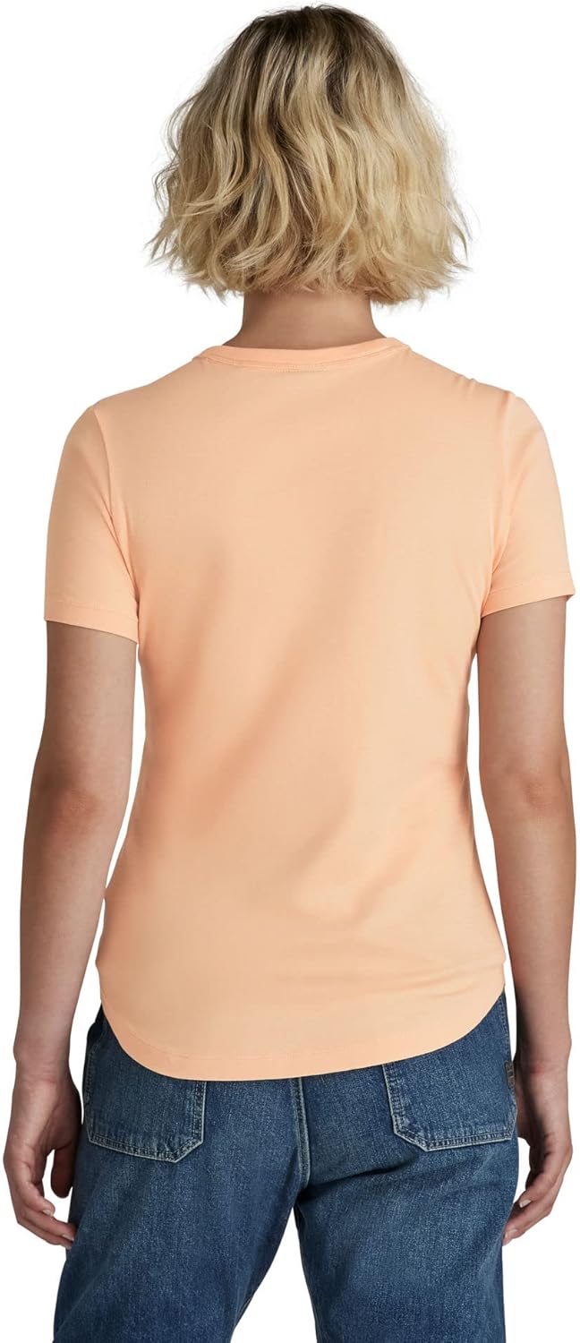 G-STAR RAW Damen Raw. Slim R T Wmn T-Shirt S Rosa (Peach Nougat D21226-4107-c962), S Rosa (Peach Nou