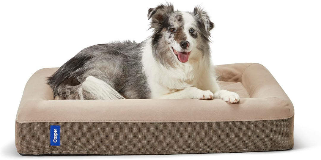 Casper Hundebett, Plüsch, Memory Foam, klein, Sandfarben sand Small, sand Small