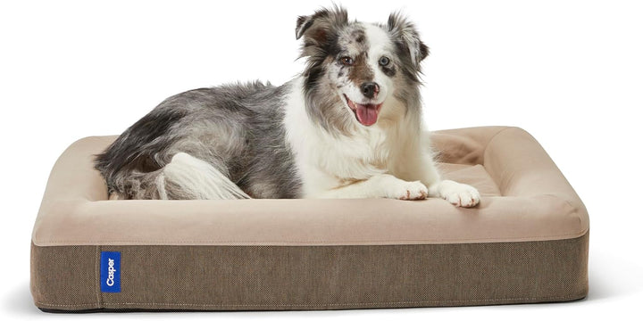 Casper Hundebett, Plüsch, Memory Foam, klein, Sandfarben sand Small, sand Small