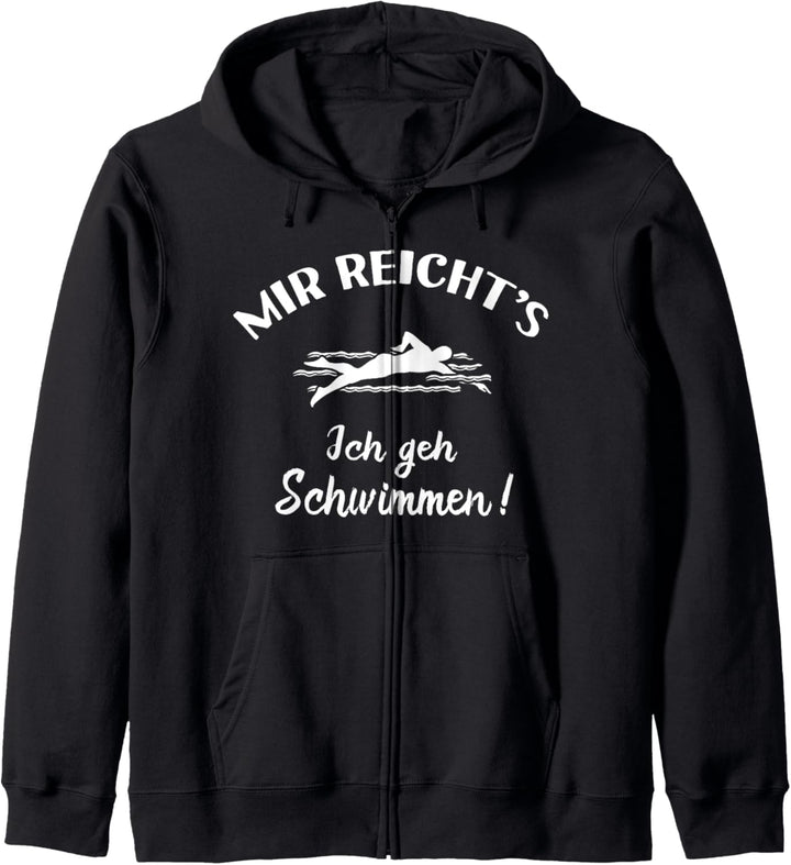 Ich geh Schwimmen! - Schwimm-Sport Schwimmer Kapuzenjacke