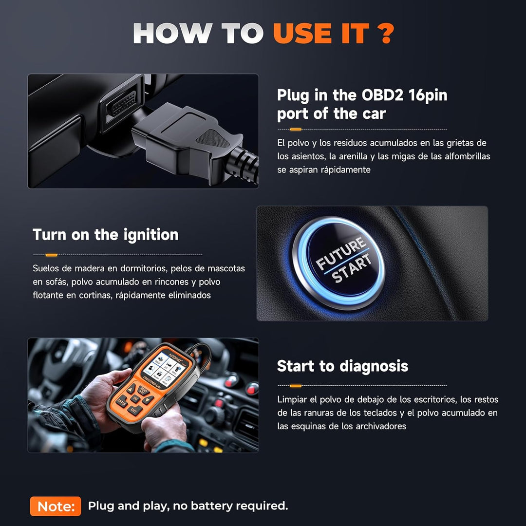AUTOPHIX OM126P OBD2 Diagnosegerät Universal KFZ-Fehlercode-Lesegerät kfz diagnosegerät für alle Fah