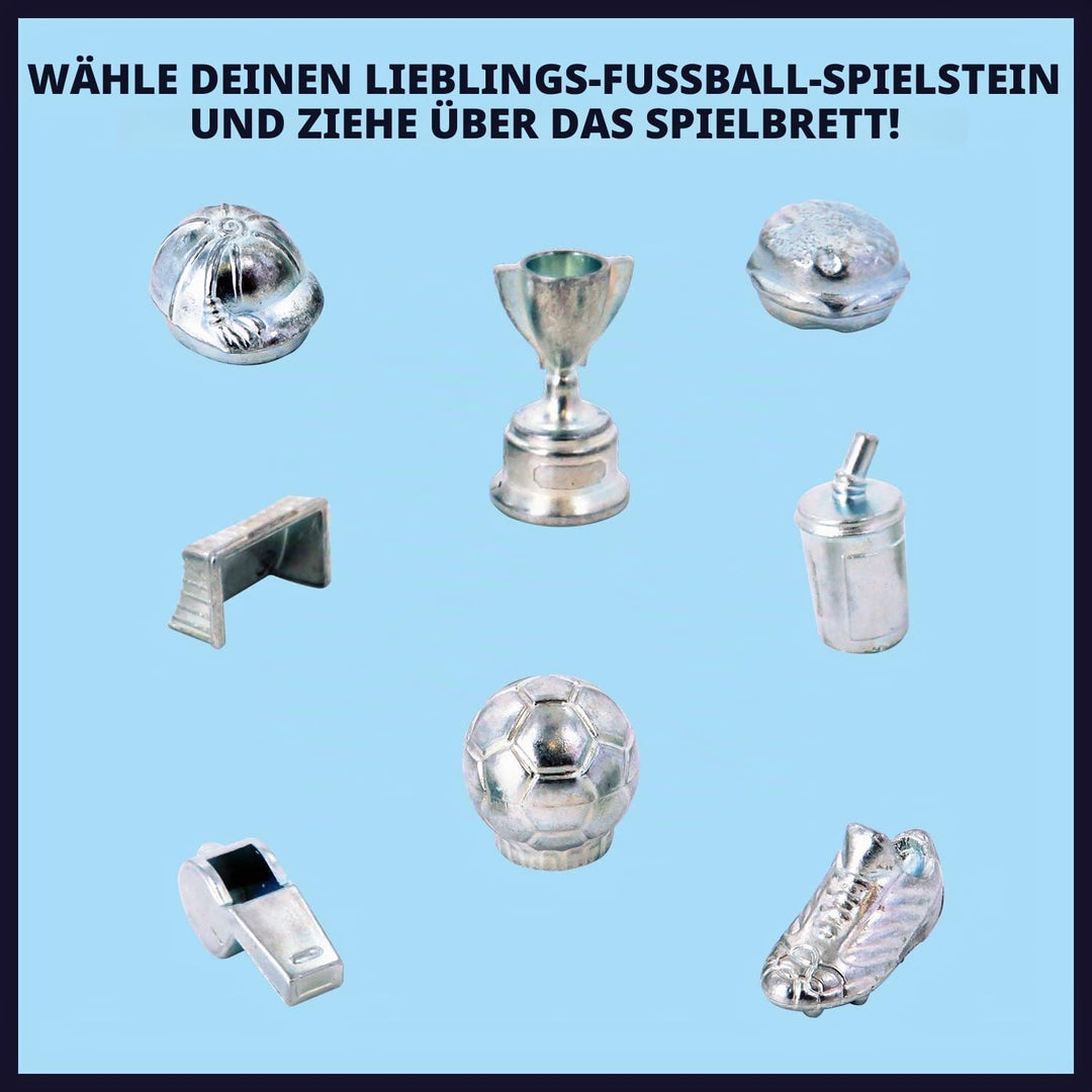 Winning Moves WM01927-EN1-6 World Football Stars Monopoly Brettspiel, ab 6 Jahren, für 2-8 Spieler