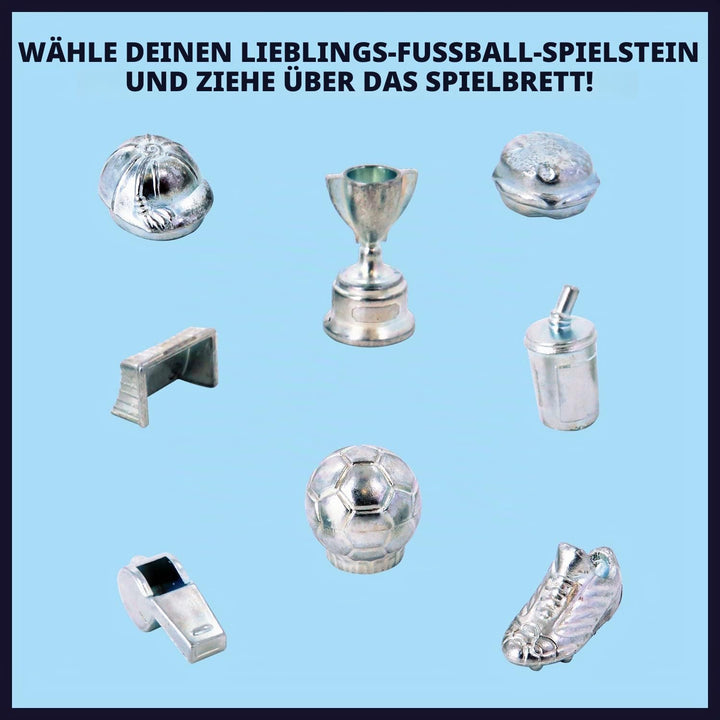 Winning Moves WM01927-EN1-6 World Football Stars Monopoly Brettspiel, ab 6 Jahren, für 2-8 Spieler