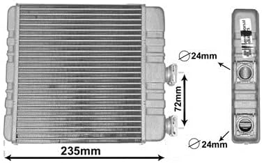 VAN WEZEL 37006321 Wärmetauscher, Innenraumheizung