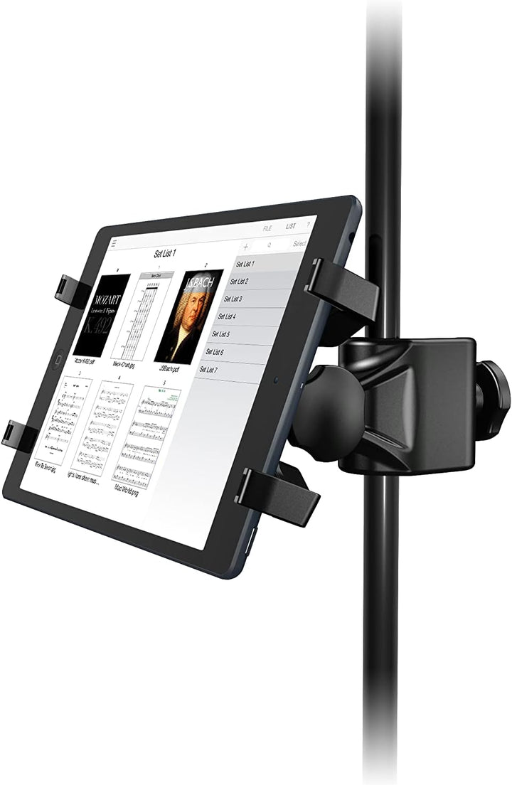 IK Multimedia iKlip Xpand verstellbare Thermoplastik Halterung für Tablet bis 30,7 cm (12,1 Zoll) iK