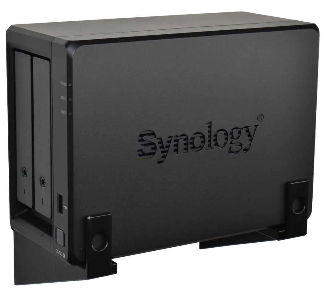 Wandhalterung passend für Synology Diskstation DS720+, DS723+ und DVA1622 (Schwarz), Schwarz