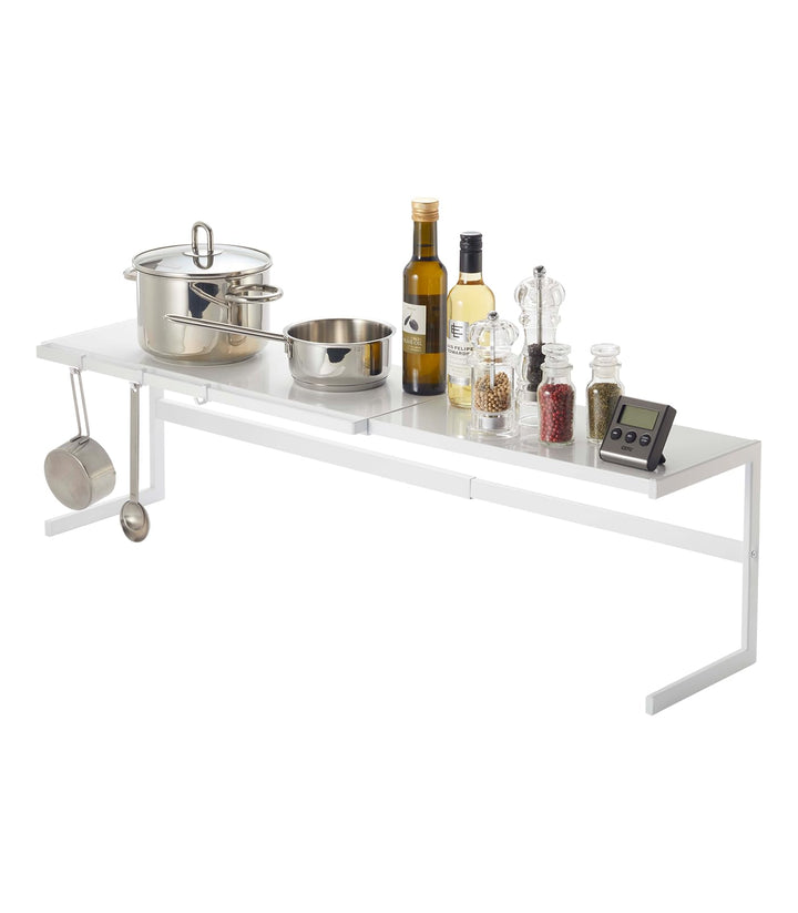 Extendable kitchen rack - Tower - white Einheitsgrösse Weiss, Einheitsgrösse Weiss