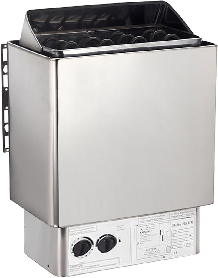 otmechl Elektrischer Saunaofen, 3 kW, 220 V tragbare Saunaheizung für drinnen &amp; draussen, integriert