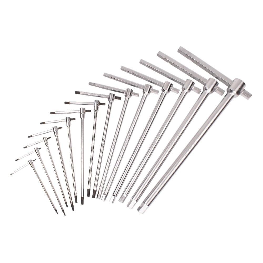 Beta 951/S14 Stiftschlüsselsatz (variables Schraubendreher-Set 14-teilig, 2-14 mm, mit T-Griff, Sech