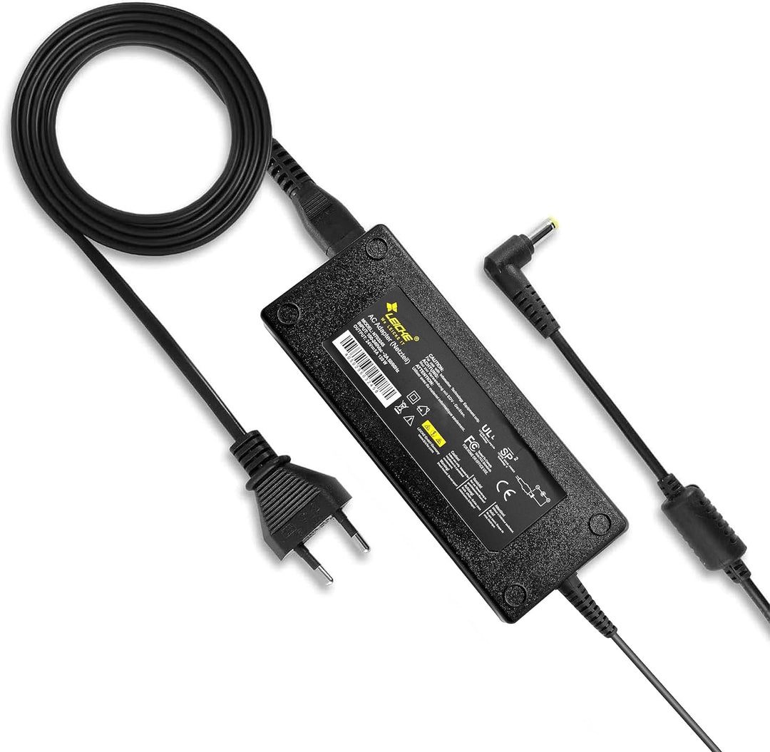 LEICKE Netzteil 24V 5A | Ladegerät 120W Power Supply für LED-Leuchte, Switch, Kamera-Überwachungskam