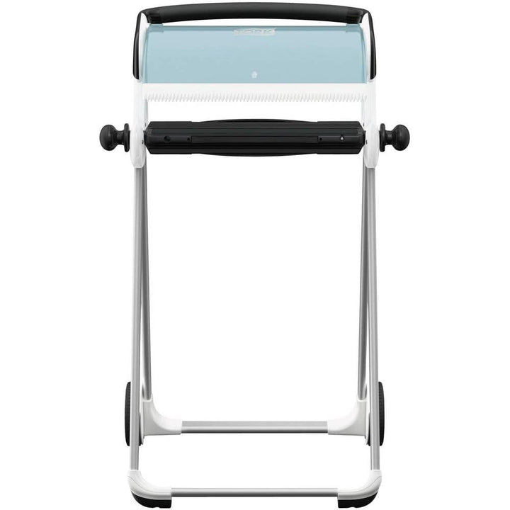 Tork Bodenständer für Wischtuchrollen Weiss und Türkis W1, Mobil, Performance Linie, 652000 Spender,