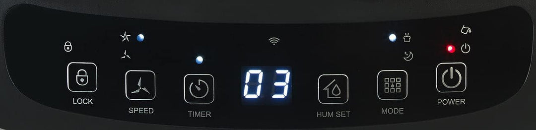 Sichler Haushaltsgeräte Lufttrockner: Smarter WLAN-Luftentfeuchter mit Timer und App, 12 Liter/Tag (