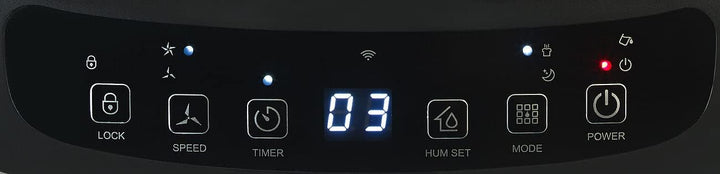 Sichler Haushaltsgeräte Lufttrockner: Smarter WLAN-Luftentfeuchter mit Timer und App, 12 Liter/Tag (