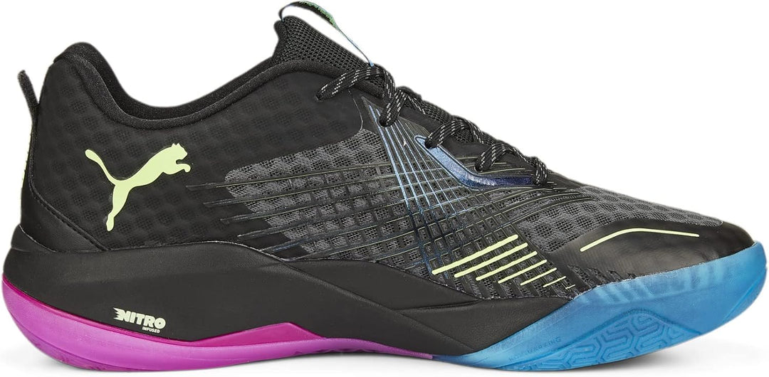 Puma Herren Eliminate Power Nitro IIHallenturnschuh 42.5 EU Puma Black Fizzy Light Ocean Dive Festiv